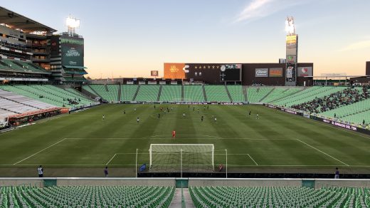 Photo of Estadio TSM Corona in Torreón, Coahuila, México during a Club Santos Laguna Femenil vs. Club América Femenil match.