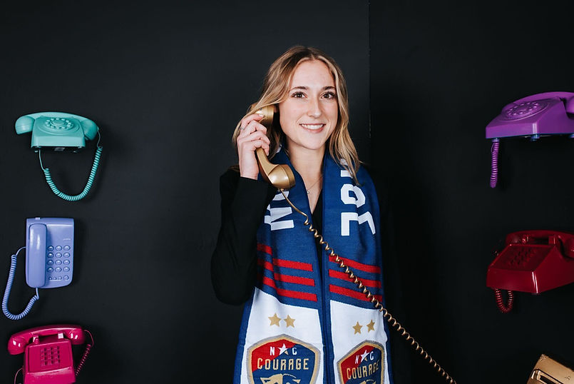 Olivia Wingate at the 2023 NWSL Draft